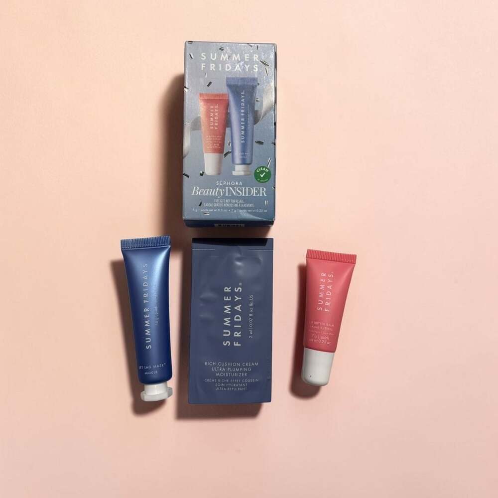NIB Summer Fridays Sephora Beauty Insider Birthday Skincare 3-Piece Set